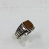 925 Sterling Silver Tiger Eye Ring sz 12.5